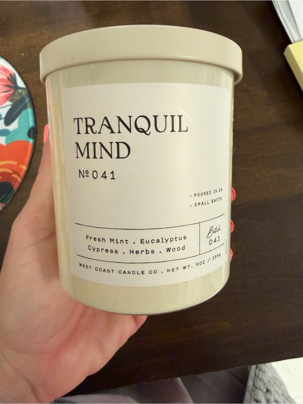 Tranquil Mind No.041 Scented Candle - Cream